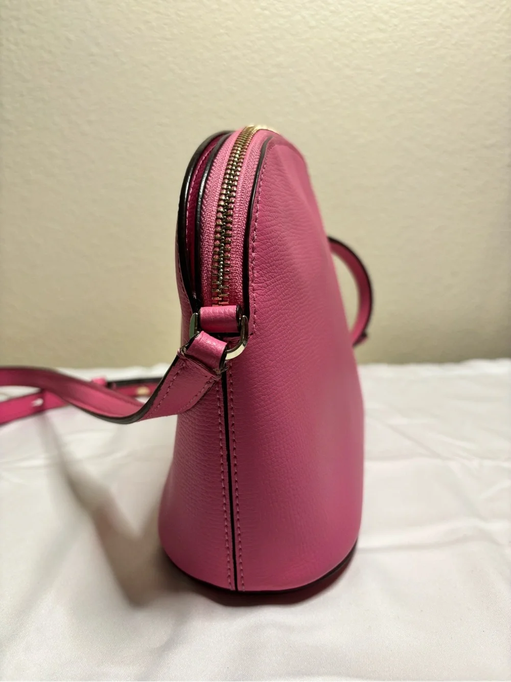 Kate Spade Sylvia Medium Dome Pebbled Leather Crossbody